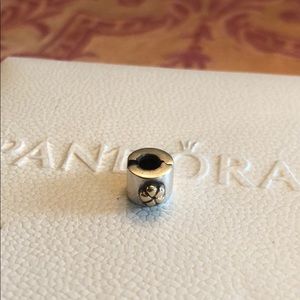 Authentic Pandora 14k Gold Flower Clip